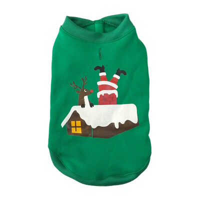 

Pet Autumn Winter Warm Costume Dog Christmas Festival Outfits Cute Coat For Cold Weather Wearing Pets Clothing Puppy Clothes