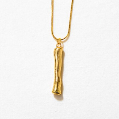 

Gold Letter A-Z Pendant Chain Necklace Fashion