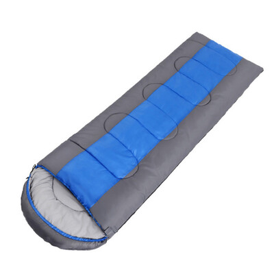 

Ultralight Adult Envelope Sleeping Bag Nylon Camping Hiking W Carrying Bag