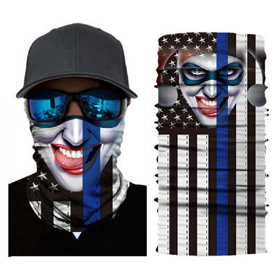 

New Cool Robot Skeleton Halloween Mask Scarf Joker Headband Balaclavas for Cycling Fishing Ski Motorcycle