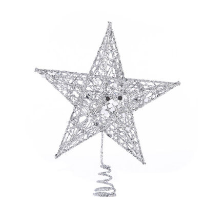 Christmas Tree Stars Top Christmas Decorations Five-Pointed Star Pendants Ornament