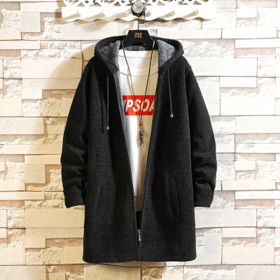 

Gobestart Mens Autumn Winter Casual Solid Hoodie Jacket Coat