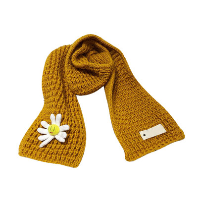 

5-8T Children Boys Girls Scarf Fashion Winter Kids Scarves Warm Cute Soft Scarf Collar Knitted Children Stretch Neck Ring