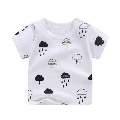 

Fashion Summer Kids Boys Girl Cotton Cartoon Print T-shirt Tops Blouse Short Sleeve Casual Tee Shirts New