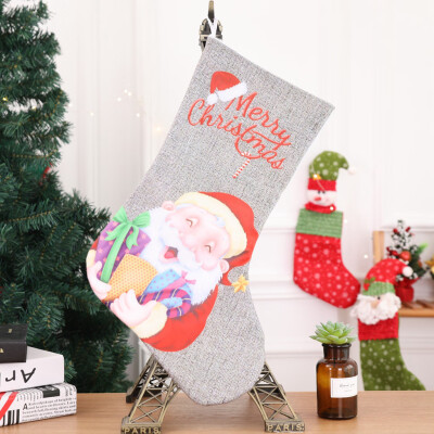 

Toponeto Merry Christmas Plush Tree Hanging Gift Candy Large Socks Decoration