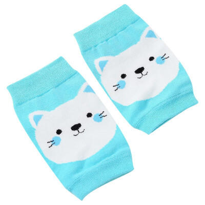 

Lovely Children Boys Girls Cartoon Cat Print Anti-Slip Set Baby Protect Toddler Crawling Knee Pads Elbow Pads 1-10Y