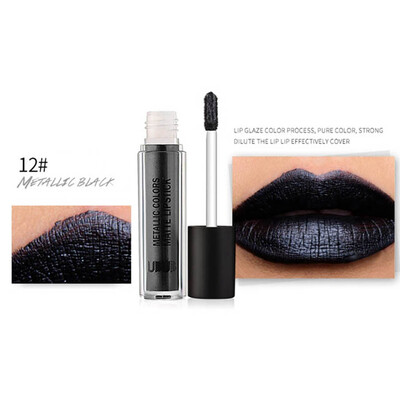 

Metallic Lip Glaze Waterproof Non-stick Cup Long-lasting Brighten Shimmer Lip Gloss Maquiagem Lip Tint