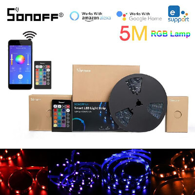 

SONOFF L1 Smart LED Light Strip 2m RGB Dimmable Waterproof WiFi Flexible Strip Lights For Party Outdoor Activities Work with Alexa