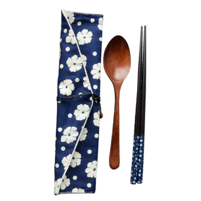 

2pcsset Japanese Style Cherry Blooming Dinnerware Set Wood Christmas Wedding Party Favors Gifts Dropshipping