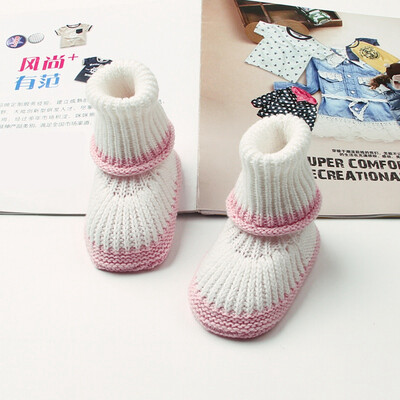 

Newborn Baby Boys Girls Shoes Infant Soft Soled Shoes Sock Infant Toddler Anti-slip Knitted Floor Socks