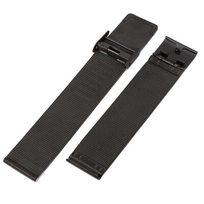 

12-24mm Universal Stainless Steel Metal Milanese Watchband Watch Band Strap Bracelet Black Rose Gold Silver