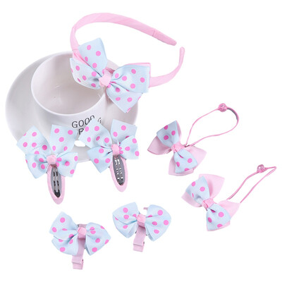 

Baby Girl Hairbands 7 Pcs Floral Bowknot Elastic Headbands Holiday Party Hair Band Headwear Accessories