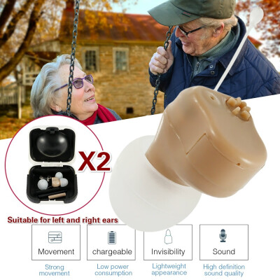 

New Mini Digital Hearing Aid Assistance Small Sound Voice Amplifier Enhancer 1 2pcs