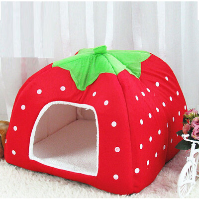 

Gobestart Dog house Pet dog Wave point house cat house Strawberry house Pet supplies