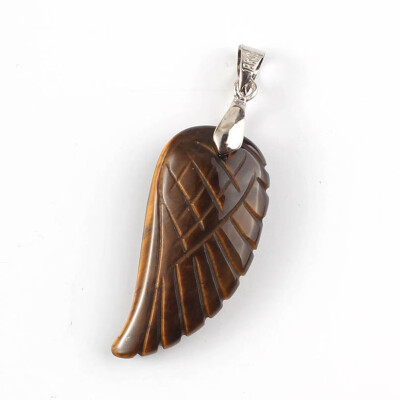 

Fashion Womens Amethyst Pendant National Wind Carving Angel Wing Pendant Newest