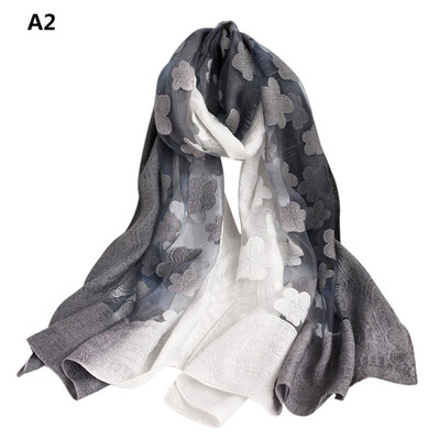 

Women Scarf Fashion Flower Printing Long Soft Wrap Scarves Ladies Shawl scarf Summer Sunscreen