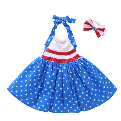 

Baby Boy Girl Clothes infant Girls Dresses Pentacles Braces Princess Dresses for 13 y