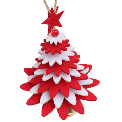

Diy Christmas Tree Craft Festival Non-Woven Xmas Ornaments Christmas Decorations For Home