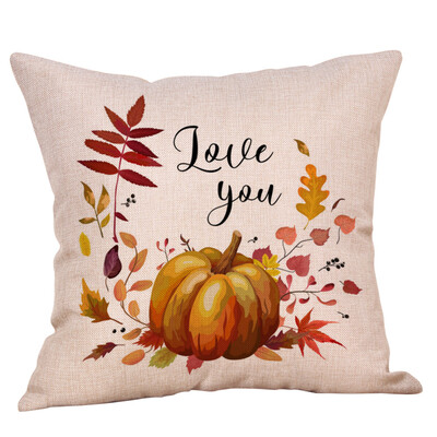 

Siaonvr Halloween Home Car Bed Sofa Decorative Letter Pillow Case Cushion Cover