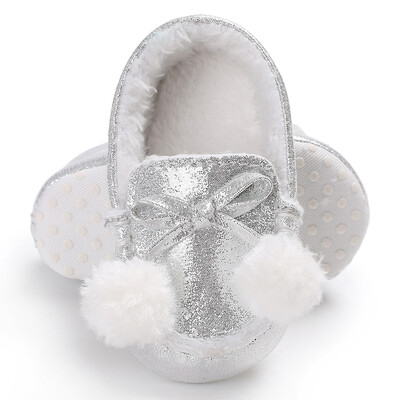 

Winter Newborn Infant Toddler Shoe Lovely Baby Loafer Shoes Keeping Warm Soft Sole First Walker Crib Babe Prewalker