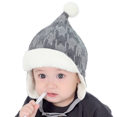 

High Quality Baby Girls Boys Autumn Winter Warm Solid Hats New Hot Sale Kids Children Soft Plush Clothing Casual Caps