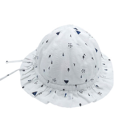 

Summer Baby Boy Girl Cotton Cute Hat Fisherman hat Sun Protection Bucket Hats