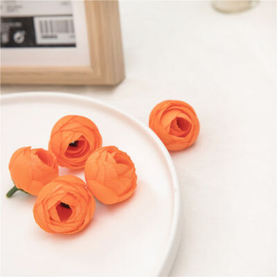 

10pcs Artificial Tea Rose Bud Small Peony Flower Head Flores For Wedding Decoration Wreath Scrapbooking Diy Craft Fake Flowers
