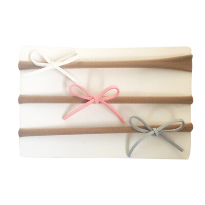 

3 Pcs Baby Girl Hair Headbands Accessories Bow-knot Elastic Princess Holiday Party Hair Band Headwear Photography Accessories