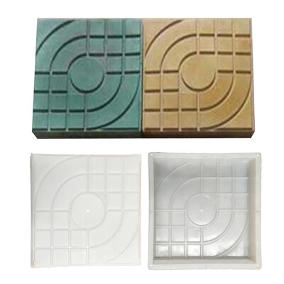 

Gobestart Plastic Making DIY Paving Mould Home Garden Floor Road Concrete Stepping