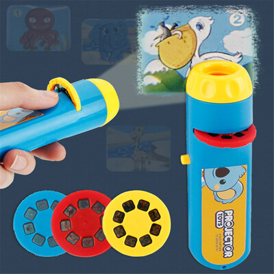 

YIWULAPortable Flashlight Projection Realistic The Animal World Action Education Toy