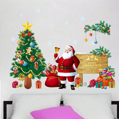 

Tailored Christmas DIY Home Removable Decor Environmentally Mural Wall Stickers Decal