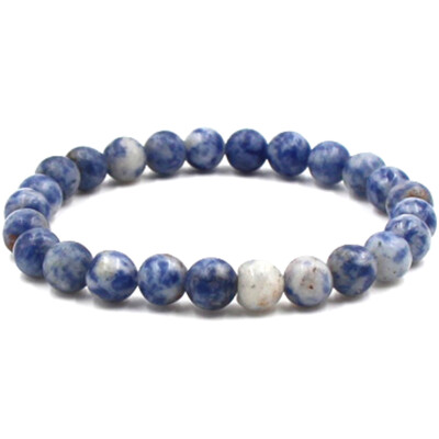 

1Pcs Natural Stone Bracelets Round Beads Stretch Bracelet For Women Men