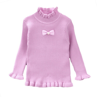 

Baby Clothes For Girls Long Sleeve Princess Style Baby Girl Sweater Top Winter Warm Kids Clothes Pullover Turtleneck