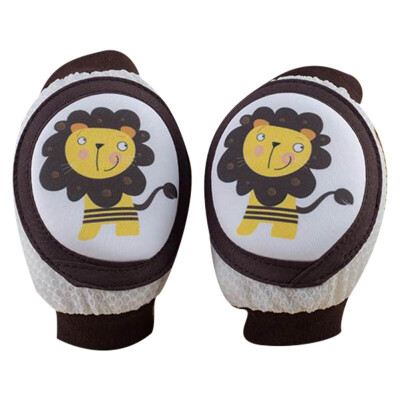 

Lovely Children Boys Girls Cartoon Cat Print Anti-Slip Set Baby Protect Toddler Crawling Knee Pads Elbow Pads 0-3Y