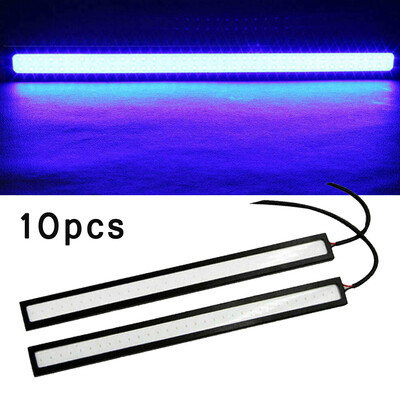 

10Pcs Waterproof LED COB Car Auto DRL Driving Daytime Running Fog Light Blue 12V