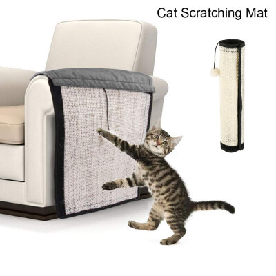 

2pcs1pc Natural Sisal Cat Anti-Scratching Mat Sofa Protector Cover Furnitures Scratch Guard Mat Anti-stress Couch Protect Pads