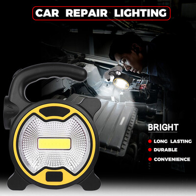 

〖Follure〗Portable COB Work Light LED Light Flashlight Camping Light Lanterns 3xAA Battery