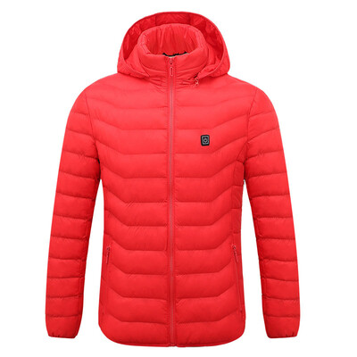 

Mens Womens USB Electric Heated Coat Warmer Winter Heating Jacket Temp Control