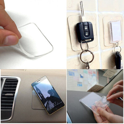 

〖Follure〗Silicone Gel Pads Clear Anti-Slip Gel Pads Auto Gel Holders 6Pcs