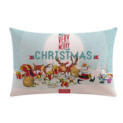 

Tailored Christmas Rectangle Cotton Linter Pillow Cases Cushion Covers