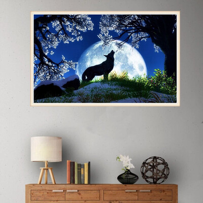 

Gobestart 5D Embroidery Paintings Rhinestone Pasted DIY Diamond Painting Cross Stitch
