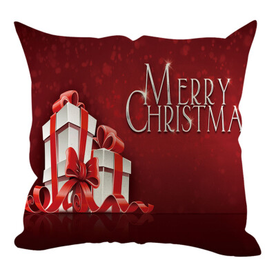 

Siaonvr Christmas Pillow Cover Pillowcases Decorative Sofa Cushion Cover 45x45cm