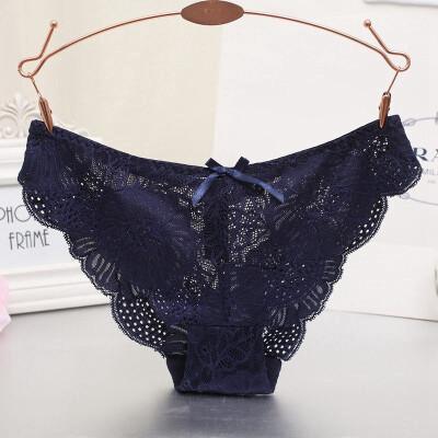 

Sexy Women Lace Panties Low Waist Cotton Crotch Briefs Underwear Women Soft&Breathable Lingerie