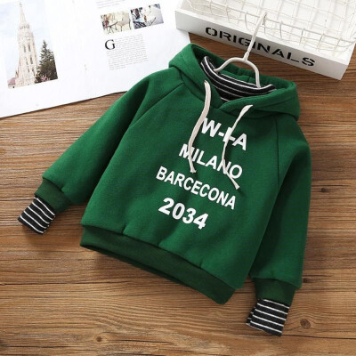 

Children Hoodies Sweatshirts Kids Hoodies Sweatshirts Girls Boys Warm T-shirt Letter Casual Kids Clothes 3-7 Y