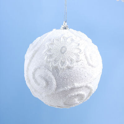 

Plush Foam Christmas Ball Pendant New Year Baubles Christmas Tree Ornament Pendant Party Christmas Decoration for Home