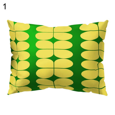 

Flower Leaf Bird Cube Plaid Pillow Case Cushion Cover Sofa Bed Car Cafe Decor