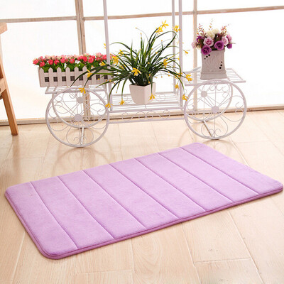 

Toponeto Memory Foam Mat Absorbent Slip-resistant Pad Bathroom Shower Bath Mats