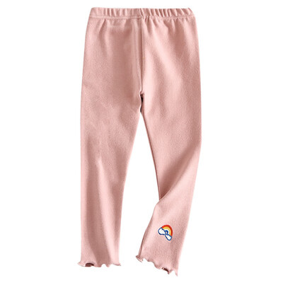 

Autumn Toddler Baby Girls Rainbow Pattern Pants Leggings Children Cute Stretchy Trousers Bottoms