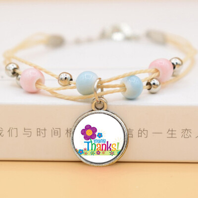 

DIY Bracelet--Mothers Day Gift Time Gemstone Ceramic Bracelet DIY Bracelet