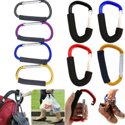 

Baby Pushchair Stroller Clip Hook Buggy Pram Kids Diaper Bag Hanger Safe Carrier